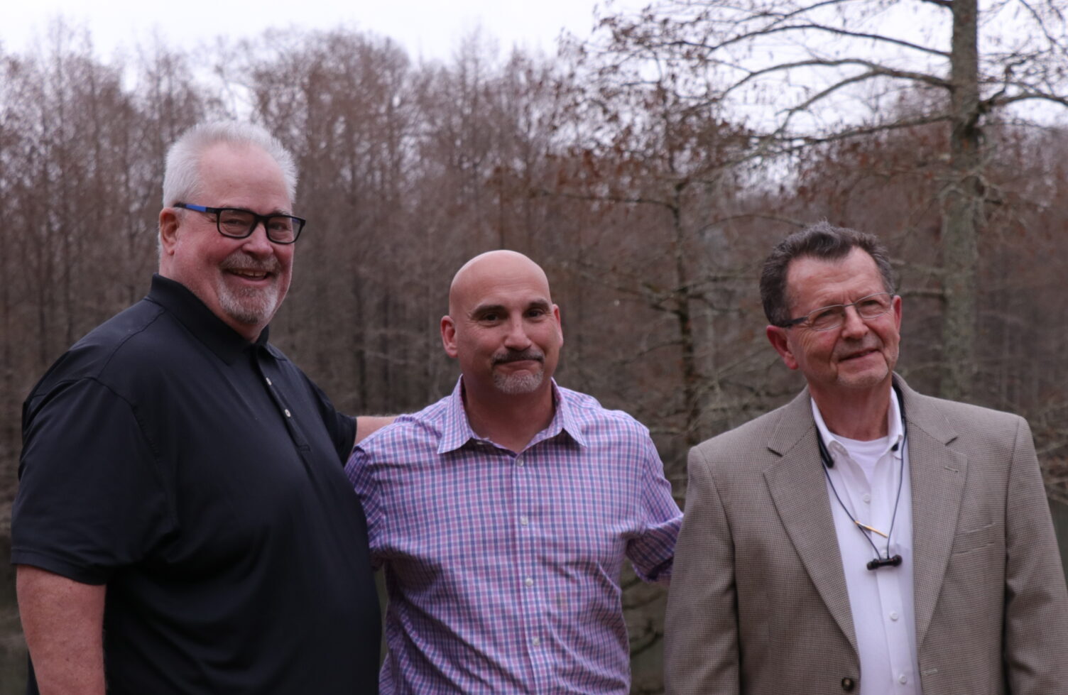 (left) Austin Shanfelter, Executive Chairman, (center) Glen Elias, CFO, (right) Charlie Smith, CEO